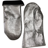 Mitaine de soudage r&eacute;sistant &agrave; la chaleur, Carbone aluminis&eacute;/Cuir, Taille unique, Prot&egrave;ge jusqu'&agrave; 800° F (426.66° C) Absolute Business Supply