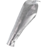 Manches r&eacute;sistant &agrave; la chaleur pour soudeur, 18", Kevlar aluminis&eacute;, Argent Absolute Business Supply