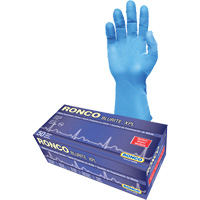 Gants d'examen BLURITE XPL, Petit, Nitrile, 8 mils, Sans poudre, Bleu, Classe 2 Absolute Business Supply