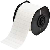 &eacute;tiquettes adh&eacute;sives repositionnables de s&eacute;rie B33, Vinyle, 1" lo x 0,5" h, Blanc Absolute Business Supply