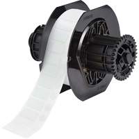 &eacute;tiquettes pour laboratoire et couvercles de flacon r&eacute;sistant aux produits chimiques de s&eacute;rie B33, Polyester, 1" lo x 0,5" h, Blanc Absolute Business Supply
