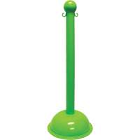 Poteau pour service intense, Hauteur de 40", Vert Absolute Business Supply