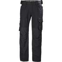 Pantalons de travail Oxford, Coton, Noir, Taille 44 Absolute Business Supply