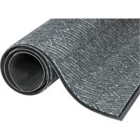 Triathlon Performance Entrance Mats, Wiper/Scraper, 6' x 10' x 7/16", Cool Grey Absolute Business Supply