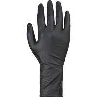 KeepKleen&reg; Disposable Gloves, Large, Nitrile, 8-mil, Powder-Free, Black Absolute Business Supply