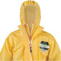 ChemMax&reg; 1 Coveralls, Polyethylene/Polypropylene, 4X-Large, Yellow Absolute Business Supply