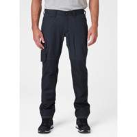 Pantalons d'entretien Oxford, Poly-coton, Bleu marin, Taille 30, Entrejambe 30 Absolute Business Supply