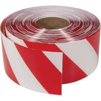 ArmorStripe&reg; Ultra Durable Floor Tape, 4" x 100', PVC, Red and White Absolute Business Supply