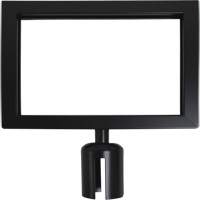 Sign Frame for Crowd Control Post, Black Absolute Business Supply