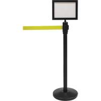 Sign Frame for Crowd Control Post, Black Absolute Business Supply