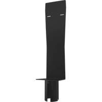Porte-distributeur pour poteaux de barri&egrave;re pour le contr&ocirc;le des foules, Noir Absolute Business Supply
