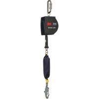 Cordage de s&eacute;curit&eacute; autor&eacute;tractable allong&eacute; Nano-Lok, 15', Acier inoxydable, Pivotant Absolute Business Supply