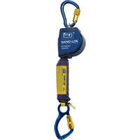 Cordage de s&eacute;curit&eacute; autor&eacute;tractable allong&eacute; Nano-Lok, 10', Dyneema, Pivotant Absolute Business Supply