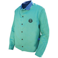 Veste de soudage Gander Brand Banox FR, Coton, Grand, Vert Absolute Business Supply