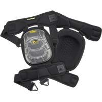 Gel-Tek Stabili-Cap Articulated Kneepads, Buckle Style, Plastic Caps, Gel Pads Absolute Business Supply