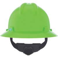 V-Gard&reg; Slotted Full-Brim Hardhat, Meets CSA Type 1, Ratchet Suspension, Non-Vented Absolute Business Supply