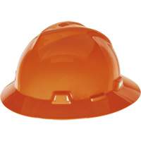 V-Gard&reg; Slotted Full-Brim Hardhat, Pinlock Suspension, Non-Vented Absolute Business Supply