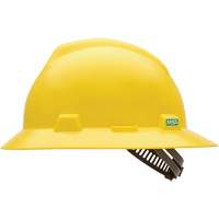 V-Gard&reg; Slotted Full-Brim Hardhat, Pinlock Suspension, Non-Vented Absolute Business Supply