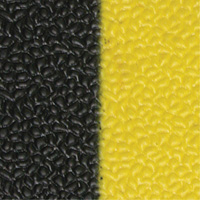 Tapis antifatigue Airsoft, Rugueux, 3' x 5' x 3/8", Noir/Jaune, &eacute;ponge en PVC Absolute Business Supply