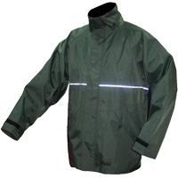 Manteau imperm&eacute;able Journeyman, Nylon, Moyen, Vert Absolute Business Supply