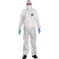Combinaisons avec col Alphatec Microchem, Grand, Blanc, SMS Absolute Business Supply