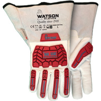 9549TPR Van Goat Gloves, Medium, Goatskin Palm, Gauntlet Cuff Absolute Business Supply