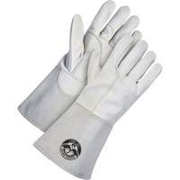 Gants de soudage &agrave; l'arc TIG, Cuir de ch&egrave;vre refendu, Taille Grand Absolute Business Supply
