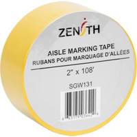 Aisle Marking Tape, 2" x 108', PVC, Yellow Absolute Business Supply