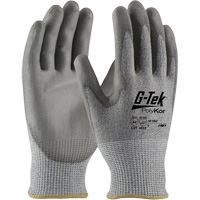 G-Tek&reg; PolyKor&reg; Cut Resistant Gloves, Size Small, 13 Gauge, Polyurethane Coated, Polyethylene Shell, ASTM ANSI Level A4/EN 388 Level 5/EN 388 Level D Absolute Business Supply