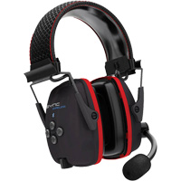 Wireless Hearing Protector Earmuffs with Bluetooth&reg; Audio, Headband Style, 25 dB Absolute Business Supply