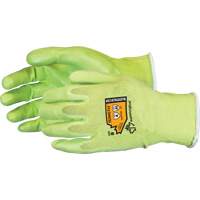 Gants &agrave; haute visibilit&eacute; en fibre de filament composite r&eacute;sistants aux coupures, Taille 5, Calibre 18, Rev&ecirc;tement Mousse de nitrile, Enveloppe en TenActiv, ANSI/ISEA 105 niveau 4 Absolute Business Supply