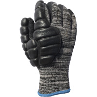 Gants antichocs enduits pour le martelage, 8/Moyen, Paume en Synth&eacute;tique, Poignet &eacute;lastique Absolute Business Supply
