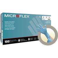 N20 Disposable Gloves, Small, Nitrile, 4.7-mil, Powder-Free, Blue Absolute Business Supply