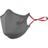 2-Layer Face Mask, Nylon/Polyester/Spandex, Grey Absolute Business Supply