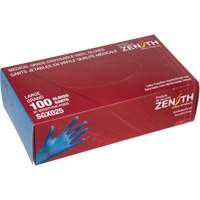 Gants jetables de calibre m&eacute;dical, Petit, Vinyle, 4,5 mils, Sans poudre, Bleu, Classe 2 Absolute Business Supply