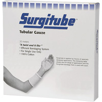 Gaze tubulaire Surgitube, Rouleau, 65-1/2' lo x 1-1/2" la, Dispositif m&eacute;dical Non m&eacute;dical Absolute Business Supply
