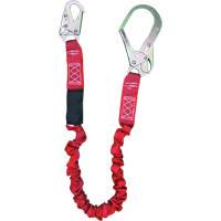 ShockSorb Internal Shock Lanyard, 6', Rebar Hook Center, Snap Hook Leg Ends, Polyester Absolute Business Supply