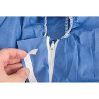 Hooded Coveralls, Medium, Blue, SMS Absolute Business Supply