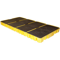 Low Profile Spill Pallet, 102 US gal. Spill Capacity, 96" x 49" x 6.5" Absolute Business Supply