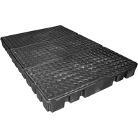 Black Diamond Low Profile Spill Pallet, 76.5 US gal. Spill Capacity, 72" x 49" x 6.5" Absolute Business Supply