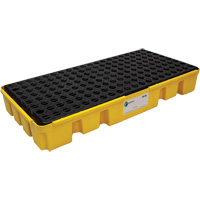 Low Profile Spill Pallet, 25.5 US gal. Spill Capacity, 49" x 24" x 6.5" Absolute Business Supply