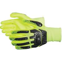 Gants antichocs &agrave; haute visibilit&eacute; r&eacute;sistants aux coupures Dexterity, Petit, Paume en Mousse de nitrile, Poignet &eacute;lastique Absolute Business Supply