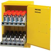 Armoire de rangement pour a&eacute;rosols inflammables, 12 gal., 1 Porte(s), 23" La x 35" h x 18" p Absolute Business Supply