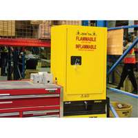 Armoire de rangement pour a&eacute;rosols inflammables, 12 gal., 1 Porte(s), 23" La x 35" h x 18" p Absolute Business Supply