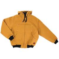 Hooded Duck Bomber Jacket, Men's, Small, Brown Absolute Business Supply
