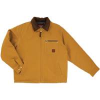 Duck Chore Jacket, Men's, Small, Brown Absolute Business Supply