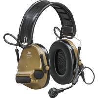 Casque VI NIB avec rail arc Peltor ComTac, Style Bandeau, 23 dB Absolute Business Supply