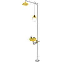 Douche durgence et douche oculaire combin&eacute;es, Socle Absolute Business Supply