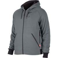 Chandail &agrave; capuchon chauffant M12 complet, Hommes, 2T-Grand, Gris, Polyester Absolute Business Supply