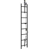20' Lad-Saf Cable Vertical Safety System, Galvanized Steel Absolute Business Supply